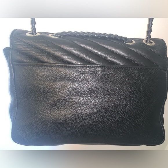 👛Aimee Kestenberg Black Leather Crossbody or shoulder length & Dust Bag 🌸 - Picture 7 of 8